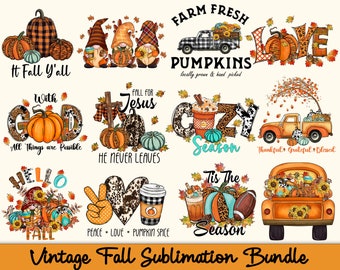 Western Fall Png Bundle, Vintage Fall Sublimation, Thanksgiving Png, Western Cowhide Png, Hello Fall Png, Pumpkin Season Png, Football Png