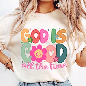 God is Good All The Time PNG,  Preppy Png, Christian Png, Boho Hippie Christian Png, Bible Verse Png, Jesus Png, Christian Inspirational Png