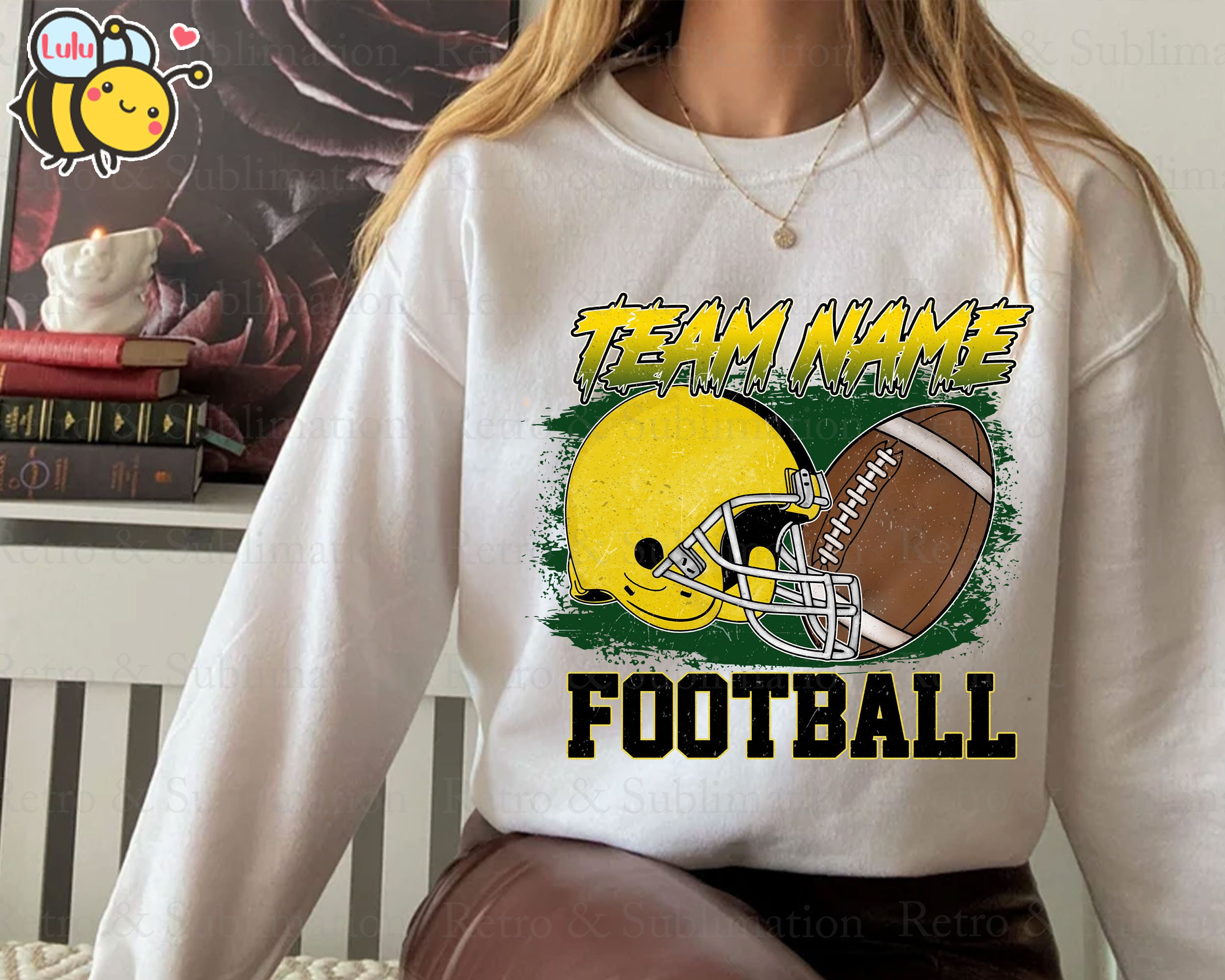 Custom Team Name Png, Sports Team Design, Personalized Football Png ...
