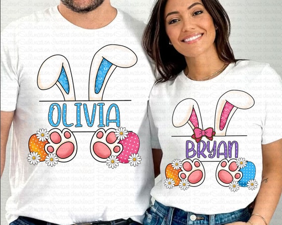 Personalized Easter Bunny Png, Easter Day Png, Easter Bunny Png, Cute Bunny Png, Happy Easter Day Png, Custom Kids Name Png, Gifts for Mom