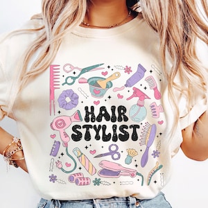 Hair Stylist Png, Hair Dresser Png, Salon Tools Sublimation, Cute Hairdresser Png, Gift For Hair Sylist, Digital Download for T-Shirts, Mugs