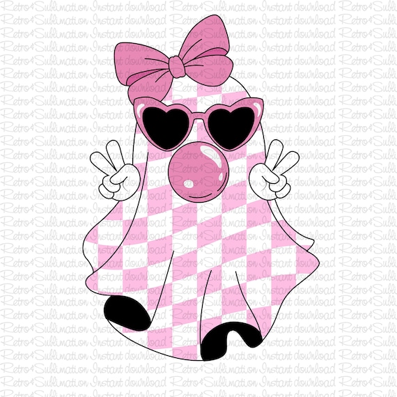 Spooky Checkered Print Bow Spooky Checkered Print Bow