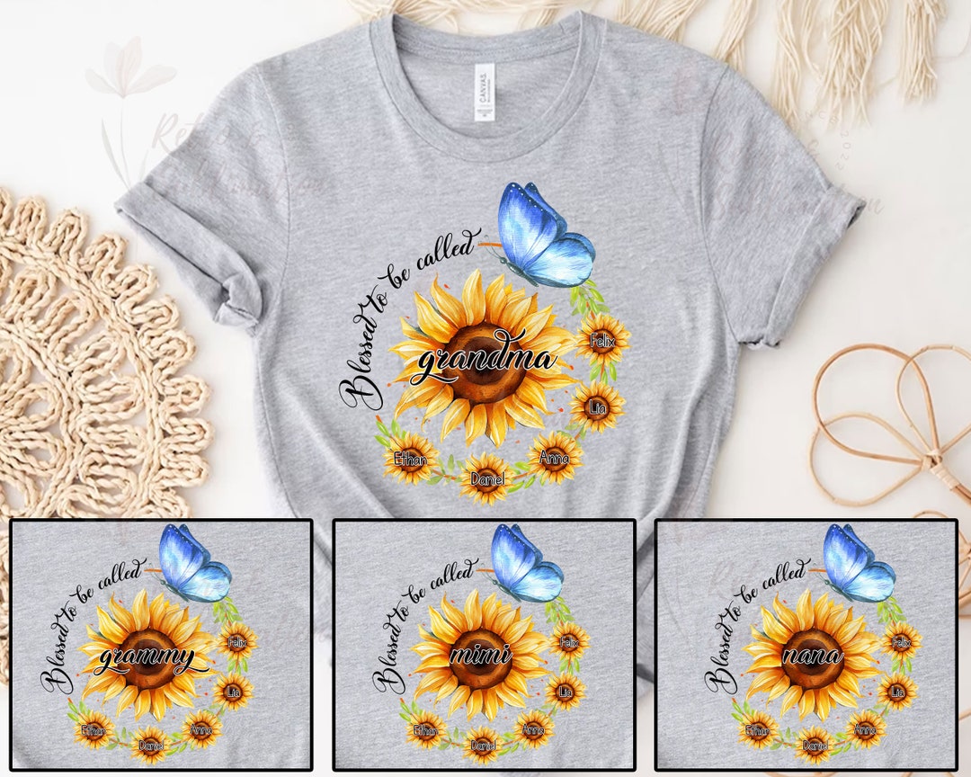 Blessed to Be Called Grandma Png for Mothers Day Png, Personalization