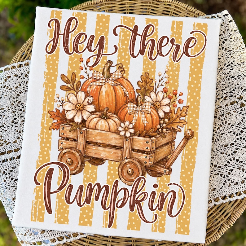 Preppy Pumpkin Patch PNG Bundle: Striped Fall Png, Autumn Vibes Png, Preppy Fall (Digital Download) image 6