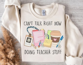 Can't Talk Teacher Png, Funny Teacher Quotes Png,retro Daycare Teacher Doodles Png, Can't Talk Right Now Png, Doing Teacher Stuff Png