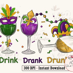 Mardi Gras, Mardi Gras Png, Mardi, Wine Png, Fleur De Lis Png, Fat Tuesday Png, Mardi Gras Sign, Western Mardi Gras Png, Sublimation Design