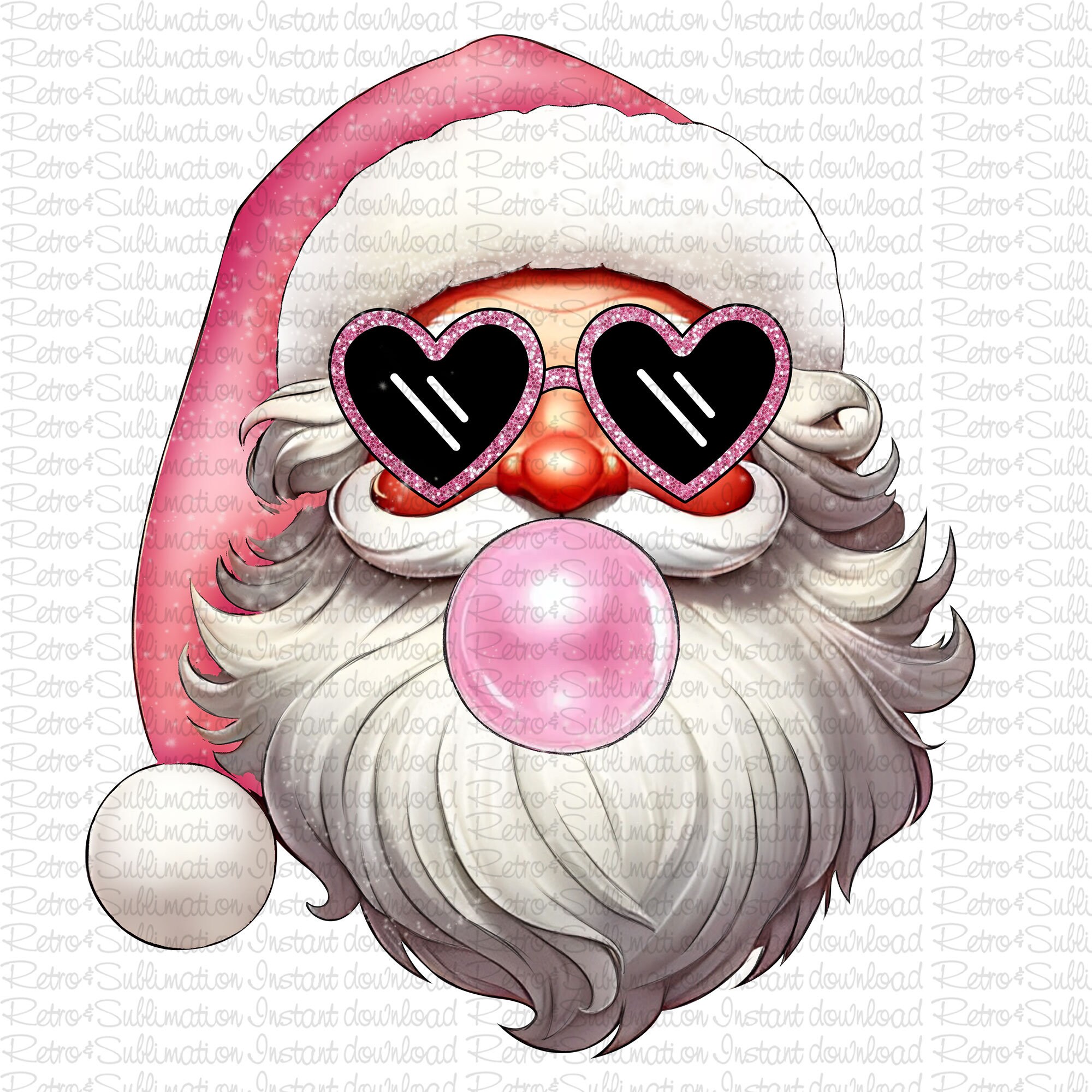 Santa Christmas Blowing Bubble Png, Merry Christmas Png, Funny Santa ...