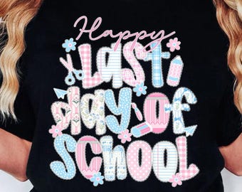 Preppy Summer Teacher School Png, Happy Last day of School Png, Teacher Appreciation Png, Summer Break Png, Teacher Png, End of School Png