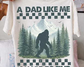 Divertente PNG per la festa del papà: un papà come me è difficile da trovare PNG, papà Bigfoot PNG, design per sublimazione papà Sasquatch