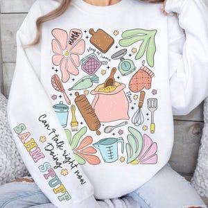 Can’t Talk Right Now Doing SAHM Stuff Png, Stay At Home Mom Png, Baking Mom Png, Cute Kitchen Png, Vintage Cooking Png, Mom Shirt Design