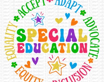 Special Education Svg, Inspirational Svg, Teachers Autism Digital Svg, Popular Teacher Digital Download, Shirt For Teacher