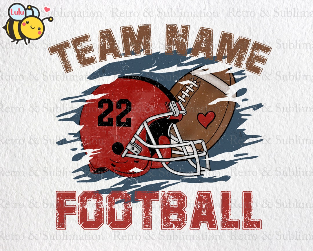 Custom Team Name Png, Sports Team Design, Personalized Football Png