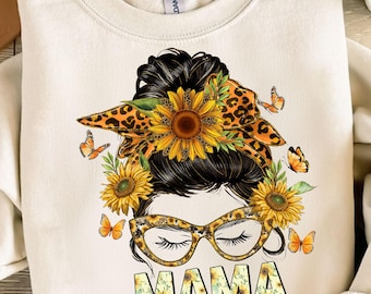 Mama's Girl Png, Mom Daughter Png, Sunflower Png For Sublimation, Sunflower Mom Design, Mom Png Design, Mom Life Gifts, Happy Mother's Day
