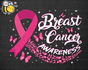 Breast Cancer Awareness Png, Cancer Survivor, Pink Ribbon Survivor Breast Cancer Awareness, Fight Cancer Png for Sublimation