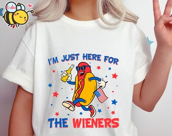 【ANGLAN】25SS★ [AG] Hotdog Graphic Ringer Half Tee Amazon.com: Grab Some Wieners Funny Hotdog Design