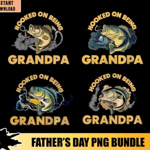 Süchtig auf Opa Png Bundle, Angeln Dad Png Bundle, Vatertag Png Bundle, glücklicher Vatertag, Papa Leben Png, Fischer, Sublimationsdesign