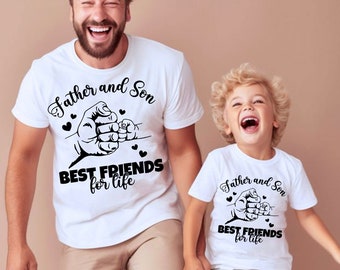 Vader en zoon beste vrienden voor het leven Svg, Vaderdag Svg, vader en zoon Svg, vader en zoon Svg, Happy Fathers Day, Matching Family Svg