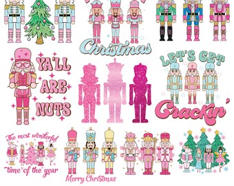 Christmas Nutcracker Png Bundle, Nuts About Christmas Png, Merry Christmas Png, Pink Nutcracker Png, Christmas Png, Christmas Shirt Design