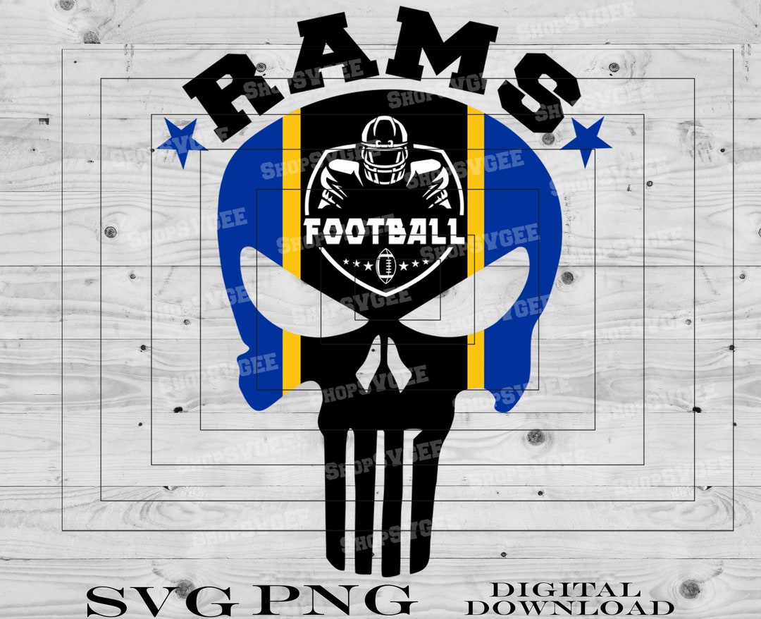 Rams Football Svg - Etsy