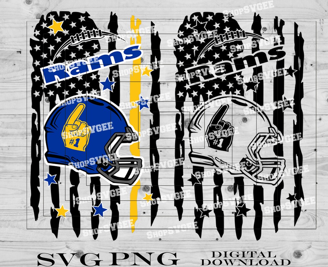 Rams Football Svg - Etsy