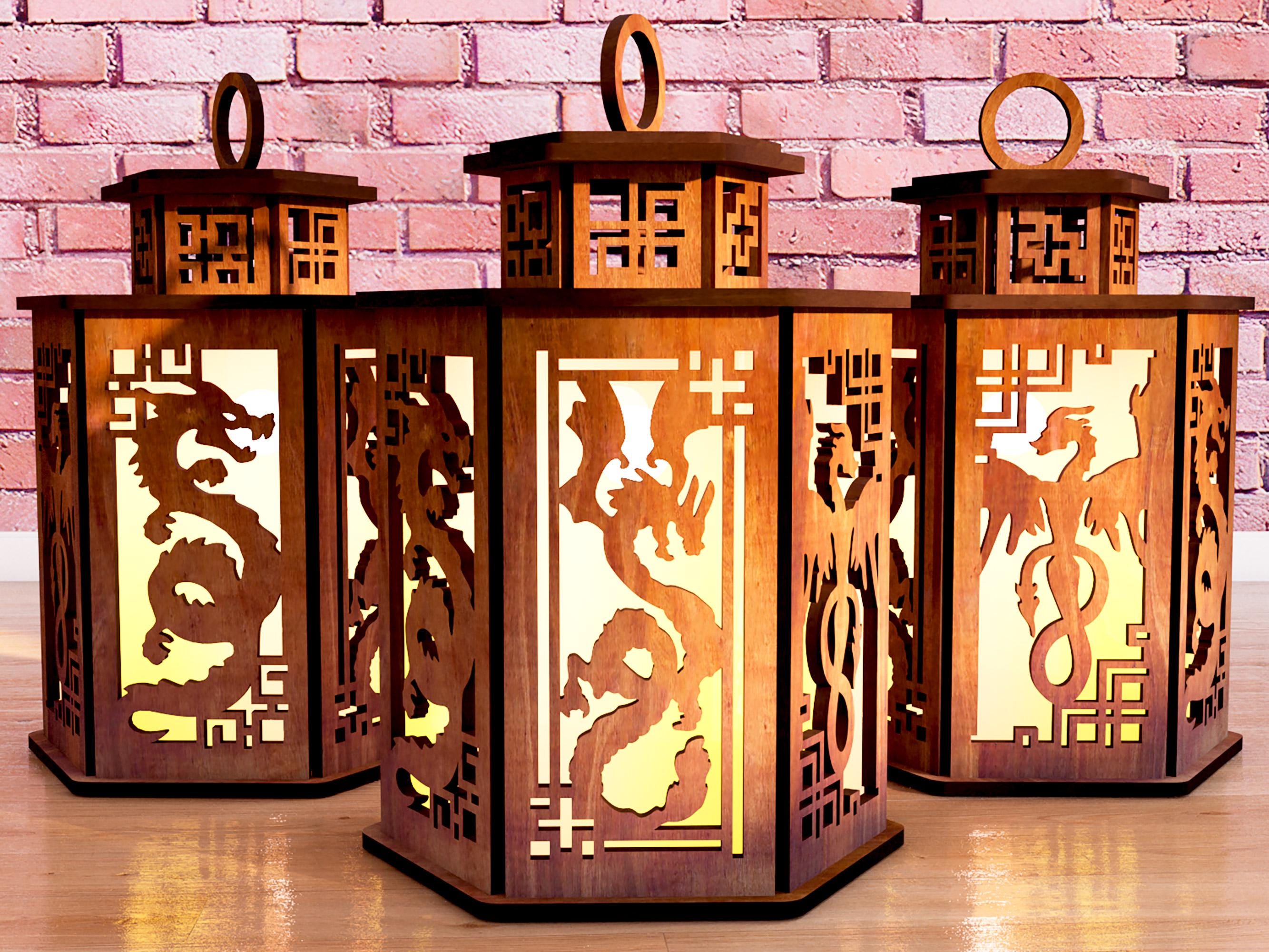 Dragon Candle Holder Laser Cut, Dragon Lamp Night Svg Laser Cut - Etsy