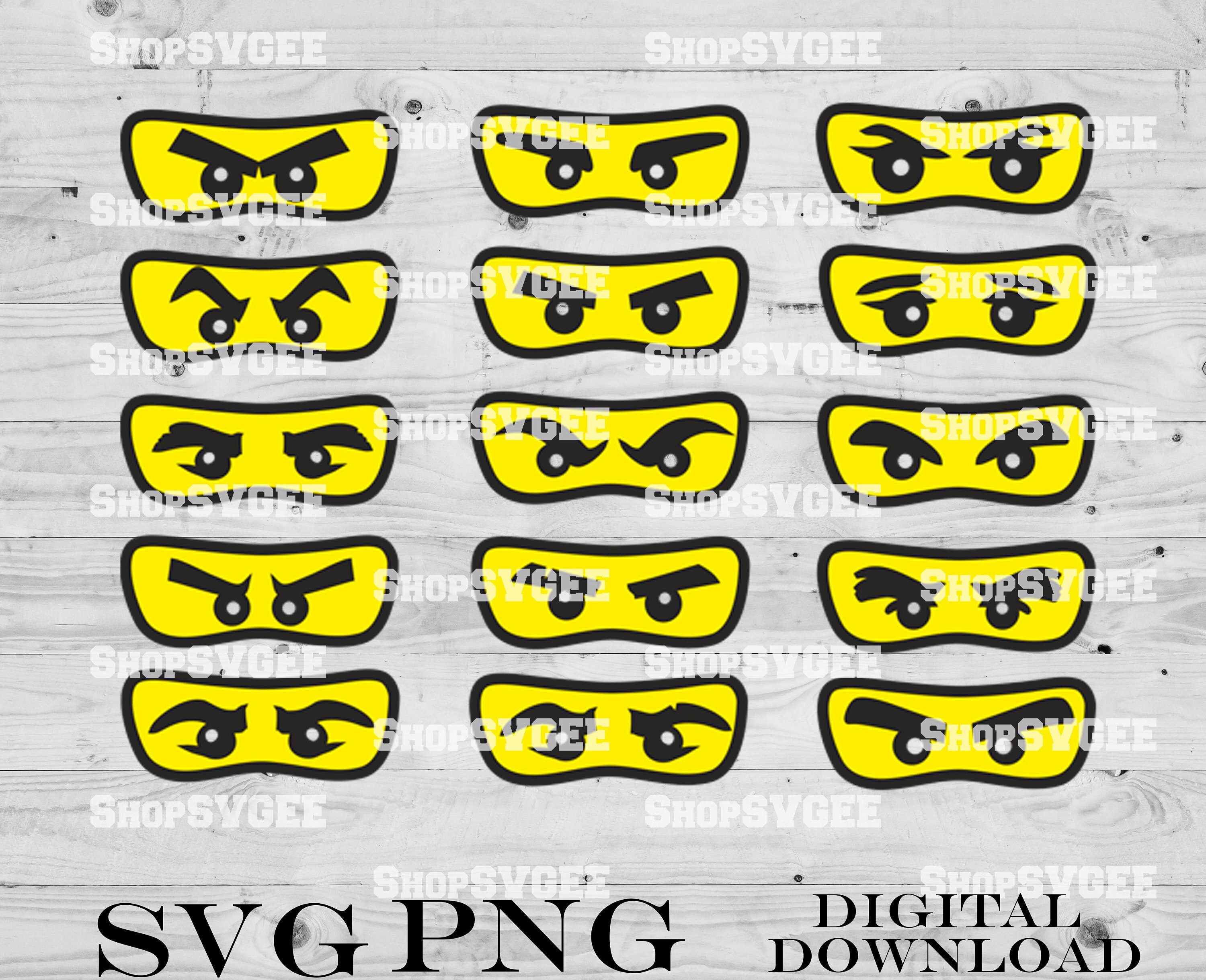 Ninja Svg Ninja Eyes Mask Svg Etsy