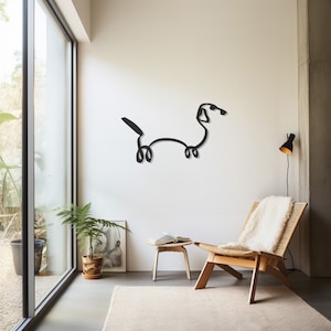 Dachshund Metal Wall Art: Wiener Dog, Pet Lover Gift