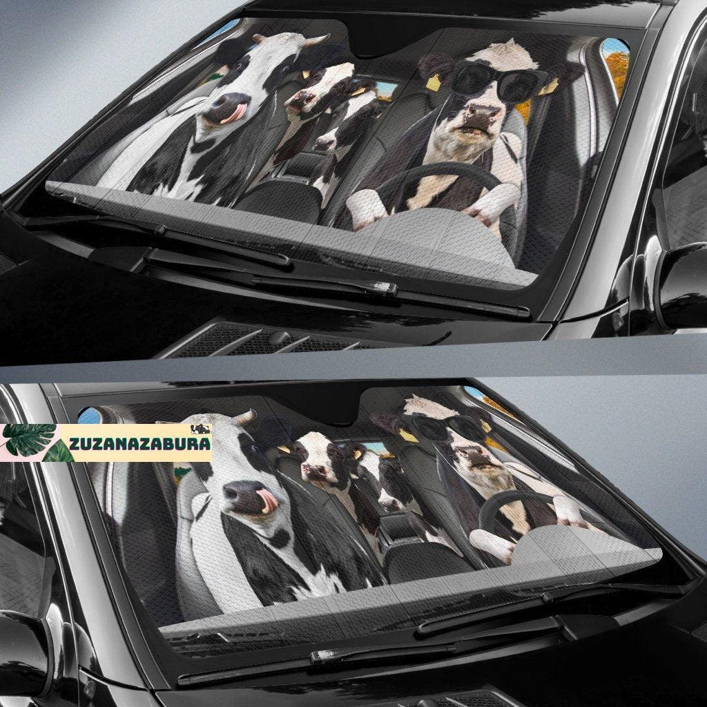 Holstein Cattle Car Sunshade, Cattle Car Accessories