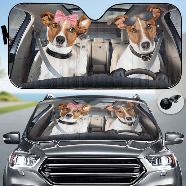 Jack Russell Sunshade Etsy