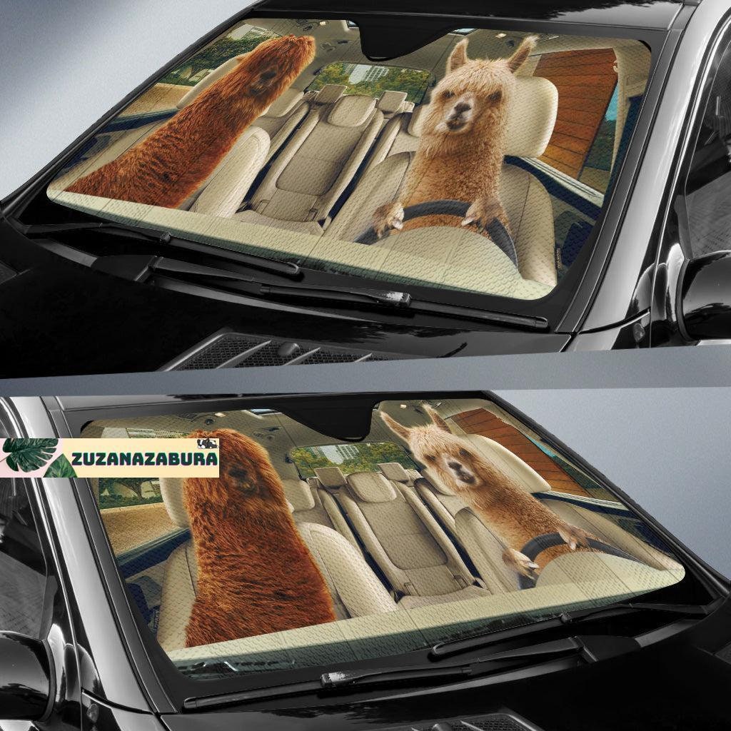 Alpaca Car Sun Shade, Alpaca Auto Sunshade, Alpaca Car Accessory