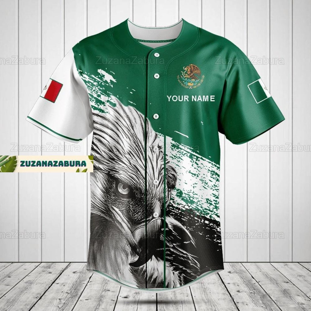 Mexico Jersey Shirt, Mexico Baseball Jersey, Mexico Flag Shirt