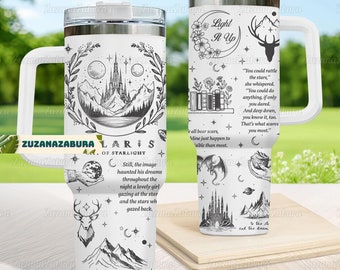 Velaris Starlight 40oz Tumbler, Velaris Starlight Tumbler, Velaris Starlight Gift, City Of Starlight Tumbler, Velaris Tumbler