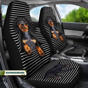Capa para assento de carro para Dachshund, decoração para carro para cachorro, capa para assento de carro para cachorro, capas para assento de carro para Dachshund, presentes para Dachshund