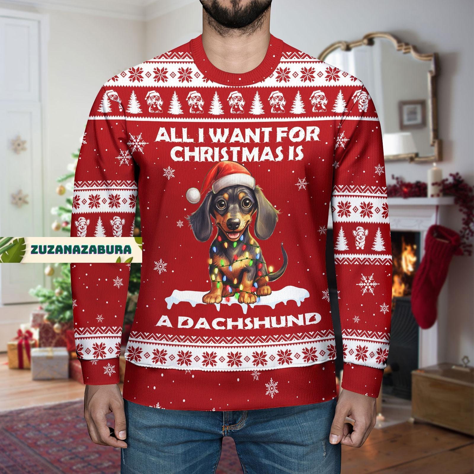 Discover Christmas Gift, Dachshund Christmas Sweater, Dachshund Gift