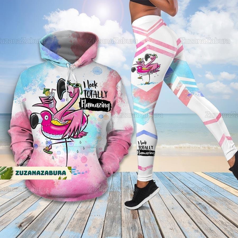 Pink hot sale flamingo hoodies