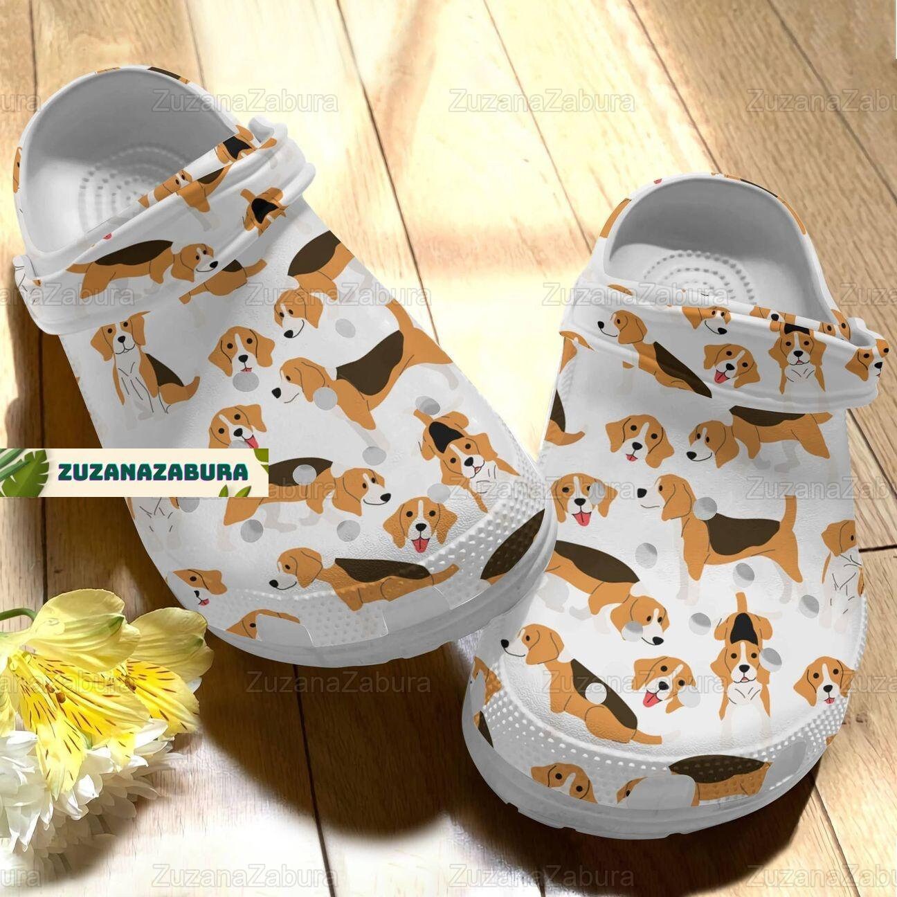 Shoes with puppies on cheap them