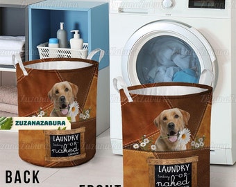 Labrador Retriever Laundry Basket, Labrador Retriever Basket, Dog Laundry Basket, Laundry Hamper, Housewarming Gift, Gift For Her