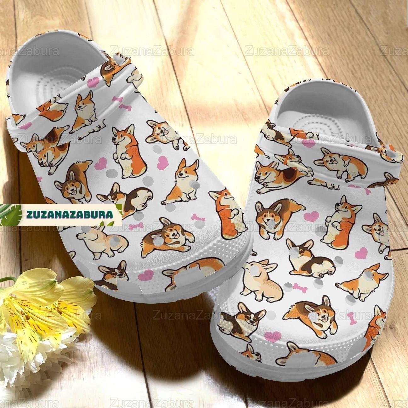 Kids corgi slippers cheap