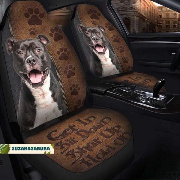 Pitbull Car Seat Cover, Pitbull Car Decor, Pet Seat Cover, Pitbull Car Accessory, Dog Car Seat Cover, Auto Seat Covers