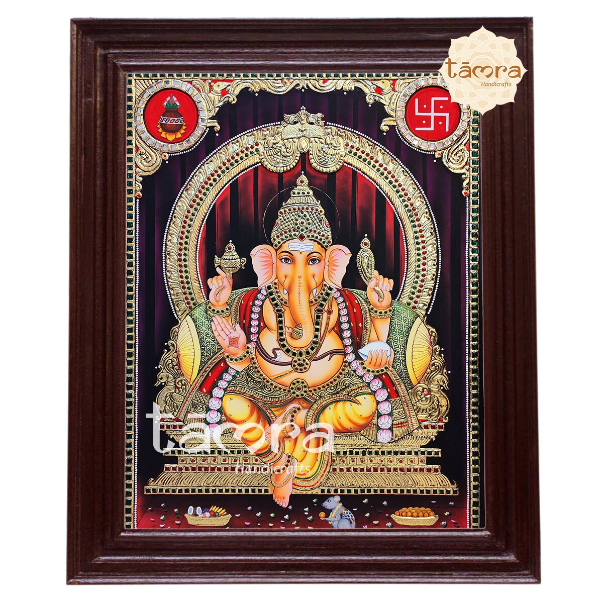 Tanjore Painting Ganesha lord Vinayaka Ganesha Painting - Etsy