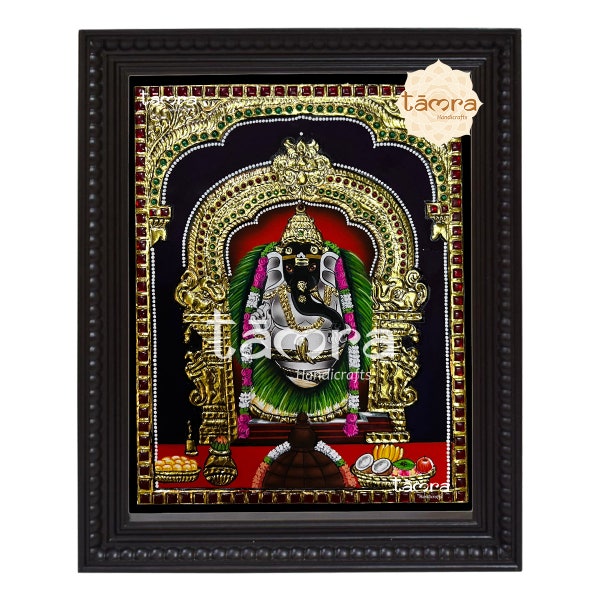 Ganesha Tanjore Painting, Ganesha Wall Painting, Ganesha Painting, Ganesha Tanjore Painting, Ganesha Photo, Indian God, Indian Wall Art