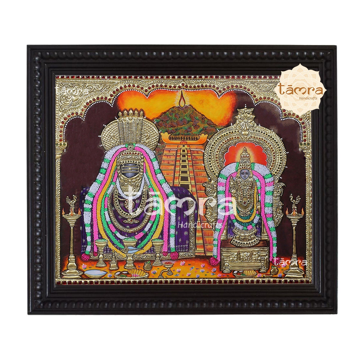 Tanjore Painting Annamalaiyar Unnamalai Annamalaiyar - Etsy