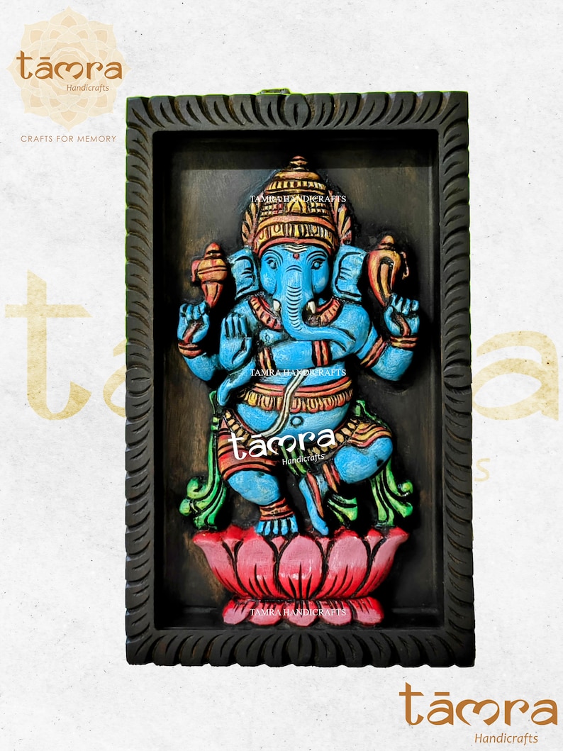 Ganesha Wall Panel Ganesha Wall Decor Indian Wall Decor Etsy