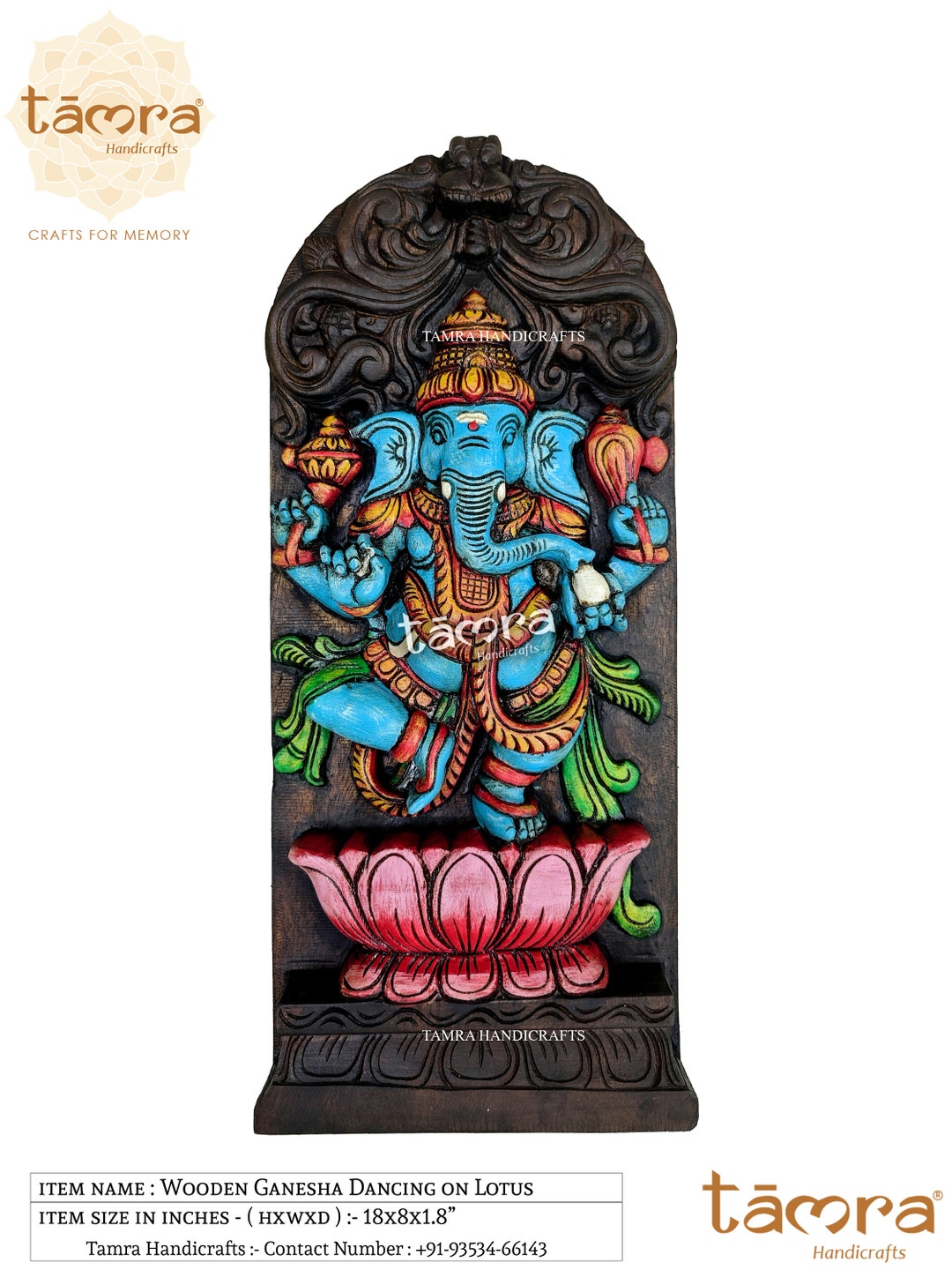 Wooden Ganesha Wall Panel, Ganesha Wall Decor, Indian Wall Decor, Pooja ...