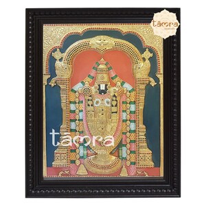 3D Balaji Tanjore Painting - Lord Balaji (Lord Balaji), Balaji Wall Painting, Balaji Photo, Balaji Art, Tanjore Painting Balaji, Tirupati