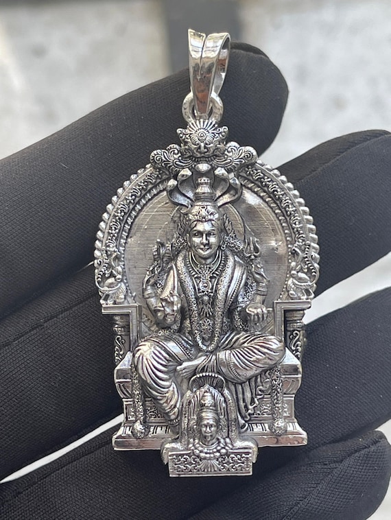 Mariamman Locket 925 Sterling Silver Tamil Amman Pendant Healing