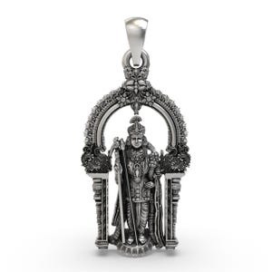 Arulmigu Dhandayuthapani Swamy Pendant | Lord Murugan Palani Malai Gold Pendant | Hindu Spiritual Jewelry