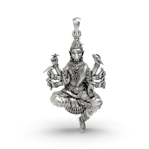 18K Gold Varahi Devi Pendant: Goddess of Protection & Wisdom
