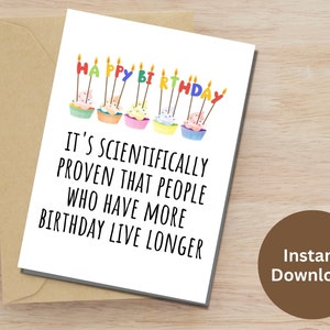 Lustige Geburtstag druckbare Karte Alles Gute zum Geburtstag Geschenk Papa Geburtstagsgeschenk Mama Geburtstagskarte Geburtstagswünsche an alle Geburtstagskuchen Kerzen