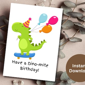 Druckbare alles- Gute zum Geburtstagkarte süsse Dinosaurier-Karte senden Ihnen Lächeln Druckbare Geburtstags-Wünsche Geburtstag haben eine Dino-Mite-Geburtstags-Karte